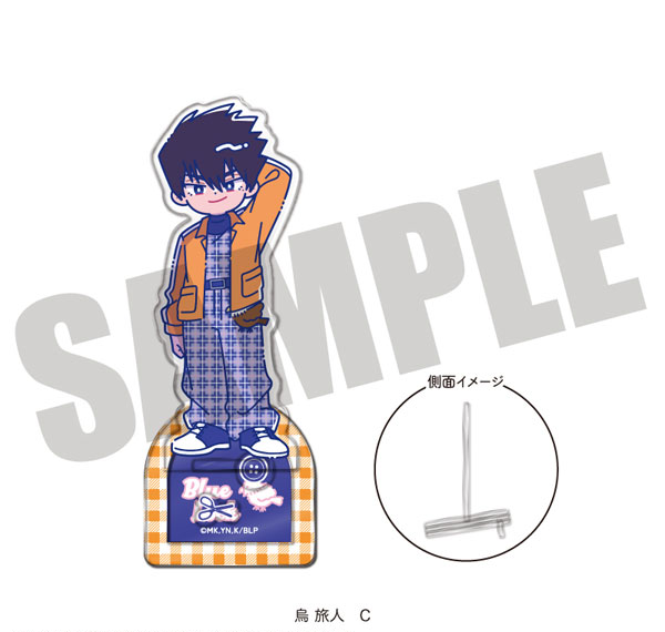 MENEGI TV Anime "Bluelock" Acrylic Stand Nyutoro Tabito Karasu Birthday C Bild 1