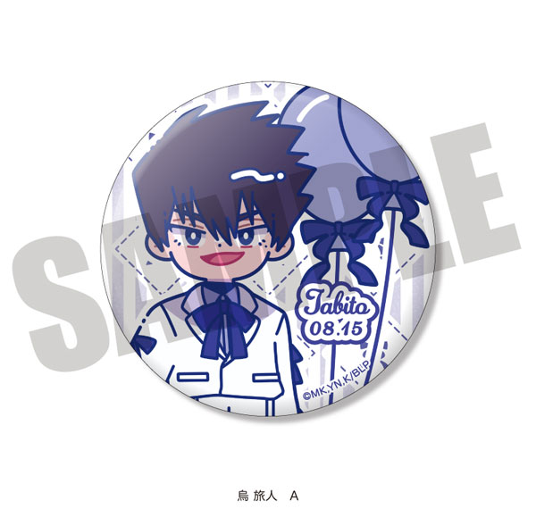 MENEGI TV Anime "Bluelock" Glitter Tin Badge Nyutoro Tabito Karasu Birthday A Bild 1