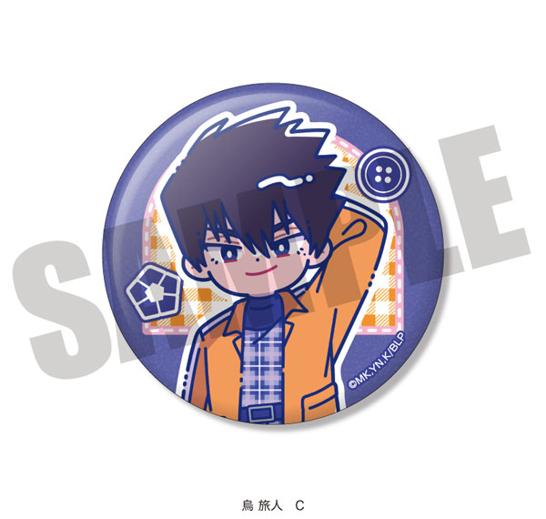 MENEGI TV Anime "Bluelock" Glitter Tin Badge Nyutoro Tabito Karasu Birthday C Bild 1