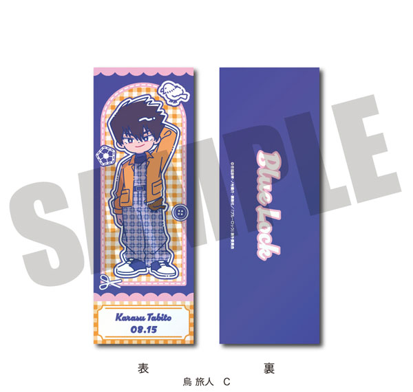 MENEGI TV Anime "Bluelock" Collection Card Nyutoro Tabito Karasu Birthday C Bild 1
