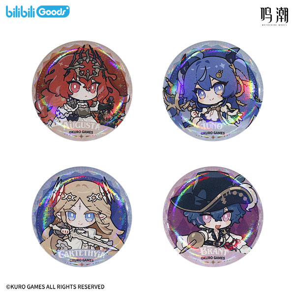 bilibili Wuthering Waves Diadem's Downfall SD Tin Badge Set