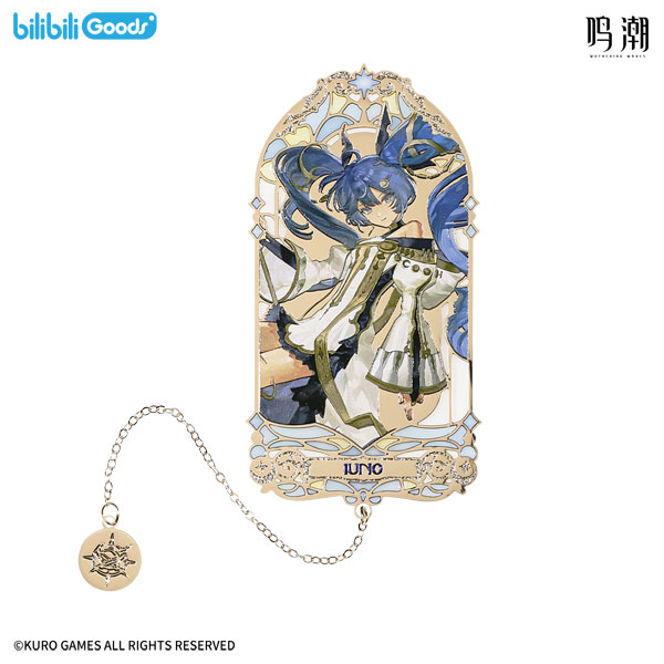 bilibili Wuthering Waves Diadem's Downfall Metal Bookmark Iuno รูปภาพ 1