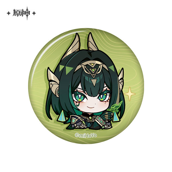 miHoYo Genshin Impact Chibi Stamp Series Tin Badge Nefer hình ảnh 1