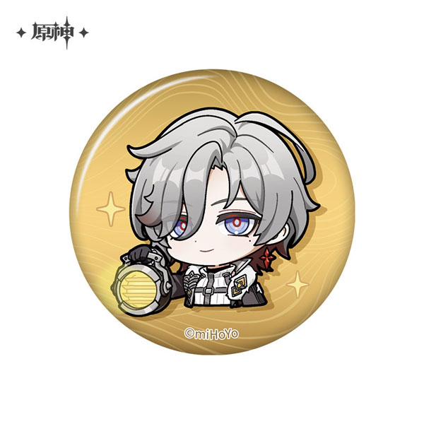 miHoYo Genshin Impact Chibi Stamp Series Tin Badge Illuga imagen 1