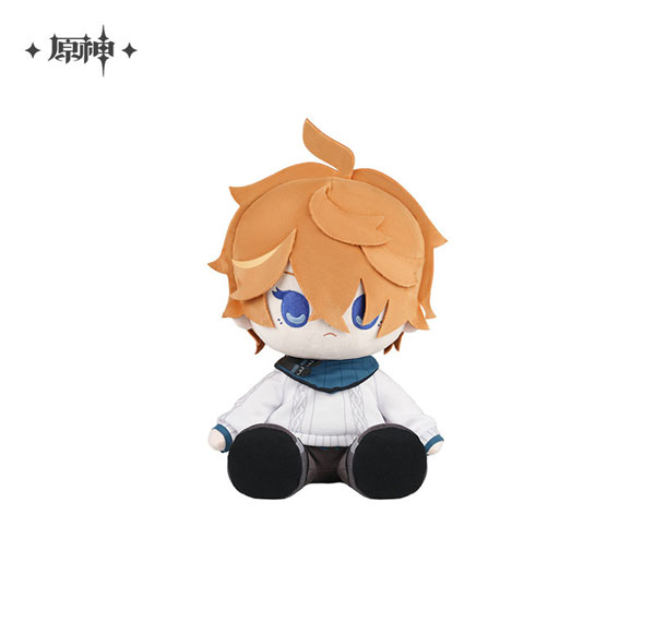 miHoYo Genshin Impact Chara Sitting Plush Boyhood Ajax รูปภาพ 1