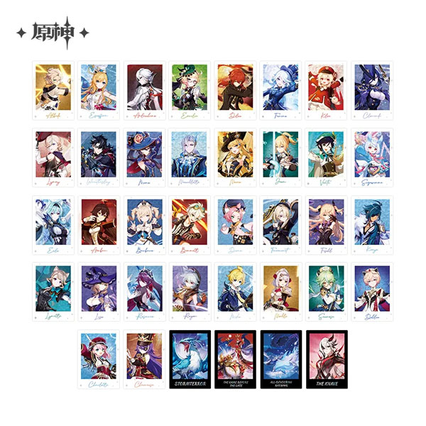 miHoYo Genshin Impact Chara Collection Card B Set