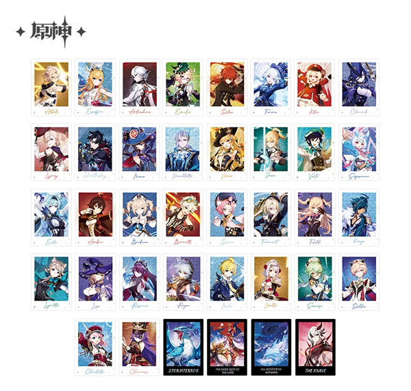 miHoYo Genshin Impact Chara Collection Card B Set รูปภาพ 1