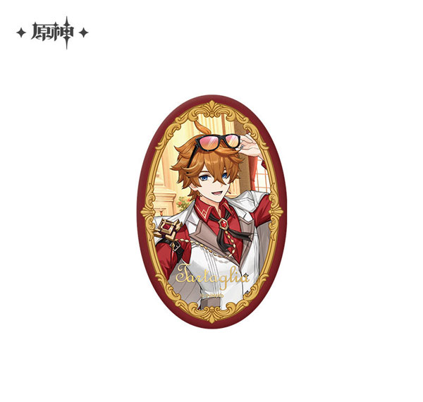 miHoYo Genshin Impact 2026 New Year Carnival Series Chara Tin Badge Tartaglia