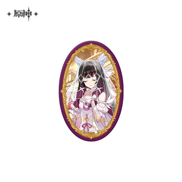 miHoYo Genshin Impact 2026 New Year Carnival Series Chara Tin Badge Columbina