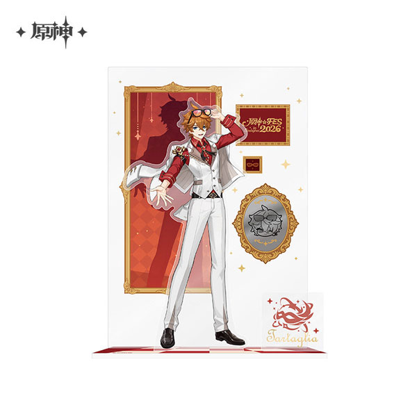 miHoYo Genshin Impact 2026 New Year Carnival Series Acrylic Diorama Stand Tartaglia รูปภาพ 1