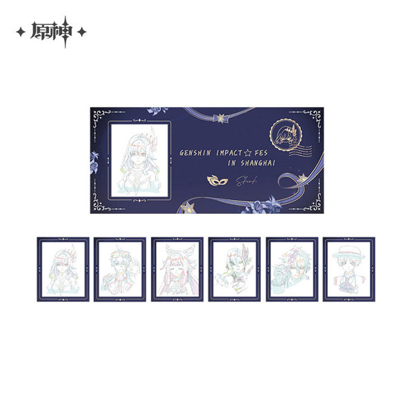 miHoYo Genshin Impact 2026 New Year Carnival Series Genga Art Film Style Ticket Set A imagen 1