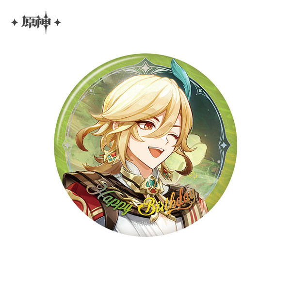 miHoYo Genshin Impact "Destined Day" Chara Tin Badge Kaveh รูปภาพ 1