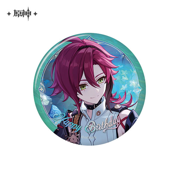 miHoYo Genshin Impact "Destined Day" Chara Tin Badge Shikanoin Heizou image 1