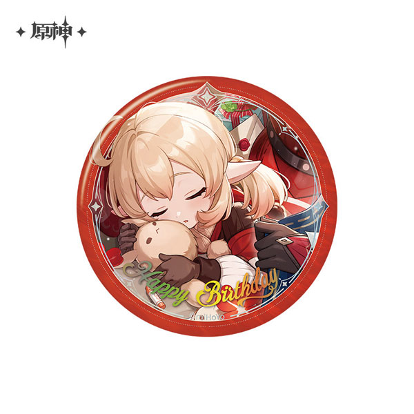miHoYo Genshin Impact "Destined Day" Chara Tin Badge Klee gambar 1