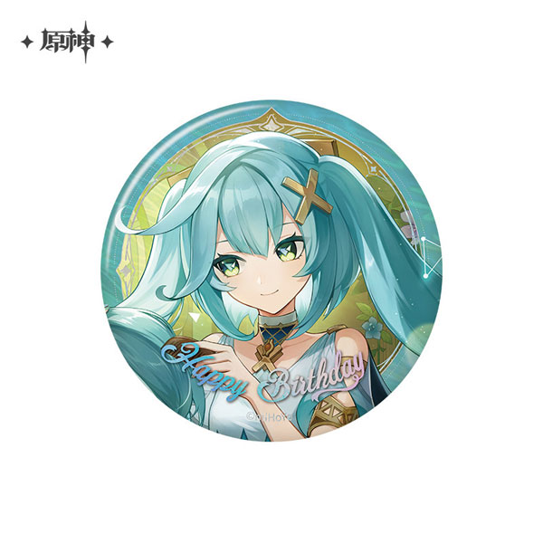 miHoYo Genshin Impact "Destined Day" Chara Tin Badge Faruzan Bild 1