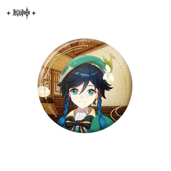miHoYo Genshin Impact The Long Way Home Series Chara Tin Badge Venti imagen 1