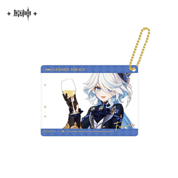 miHoYo Genshin Impact The Long Way Home Series Acrylic Photo Card Strap Furina image 1