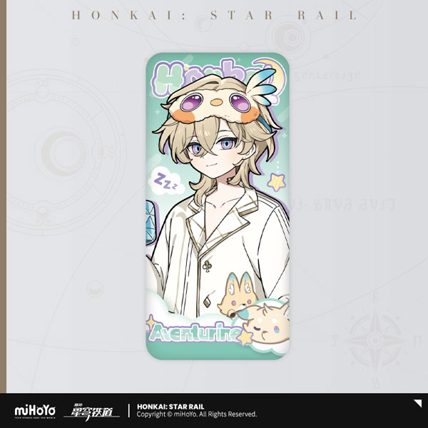 miHoYo Honkai: Star Rail Men's Dormitory Series Tin Badge Aventurine imagen 1