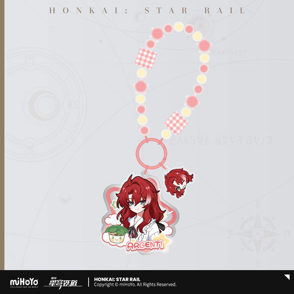 miHoYo Honkai: Star Rail Men's Dormitory Series Acrylic Strap Argenti
