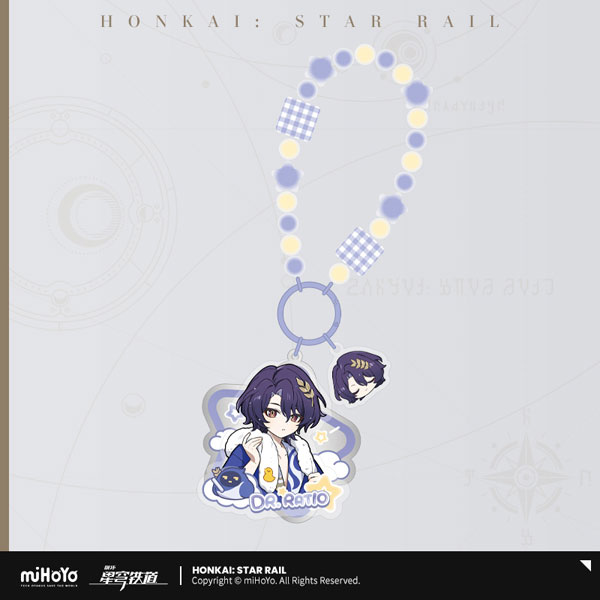 miHoYo Honkai: Star Rail Men's Dormitory Series Acrylic Strap Dr. Ratio