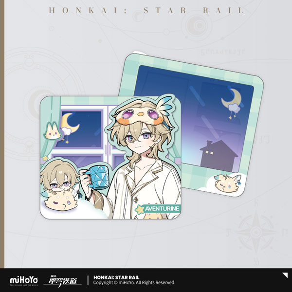 miHoYo Honkai: Star Rail Men's Dormitory Series Collection Card Aventurine