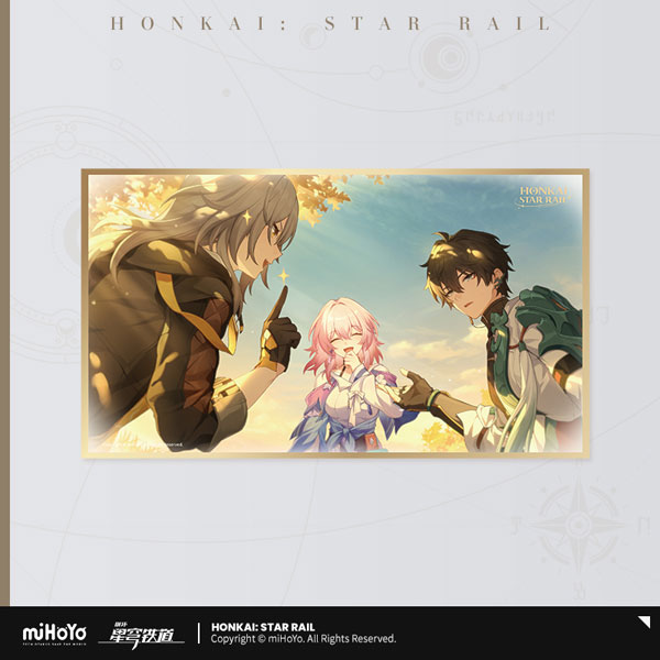 miHoYo Honkai: Star Rail The Memories We Share Series PET Shikishi Reunion of the Train Group A type