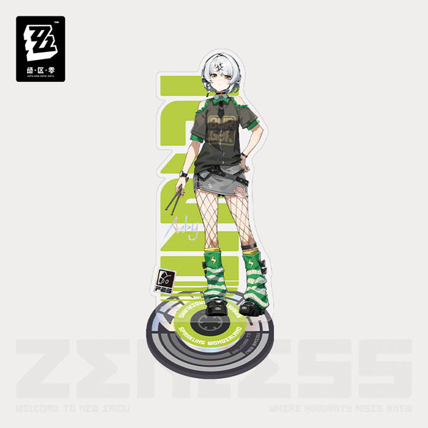 miHoYo Zenless Zone Zero 25 Fes Garden Series: Spinnable Acrylic Stand - ANBY gambar 1