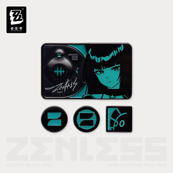 miHoYo Zenless Zone Zero Garden Series: Metal Badge Collection - MIYABI gambar 1