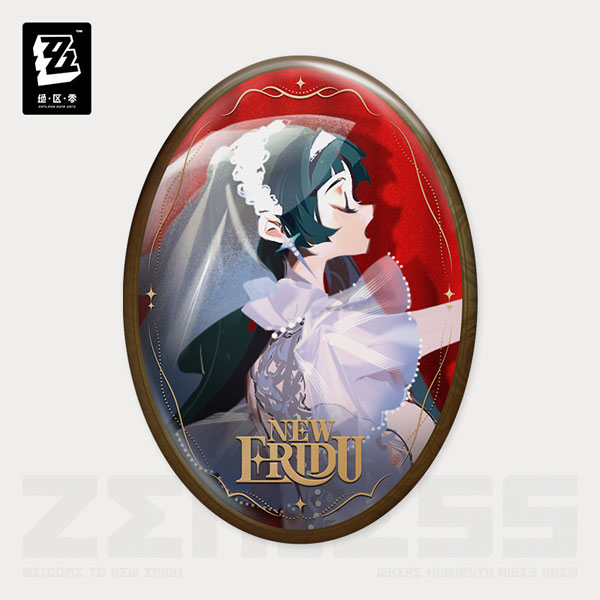 miHoYo Zenless Zone Zero Concerted Channel Series: Astra-nomical Moment Tinplate Badge - Astra gambar 1
