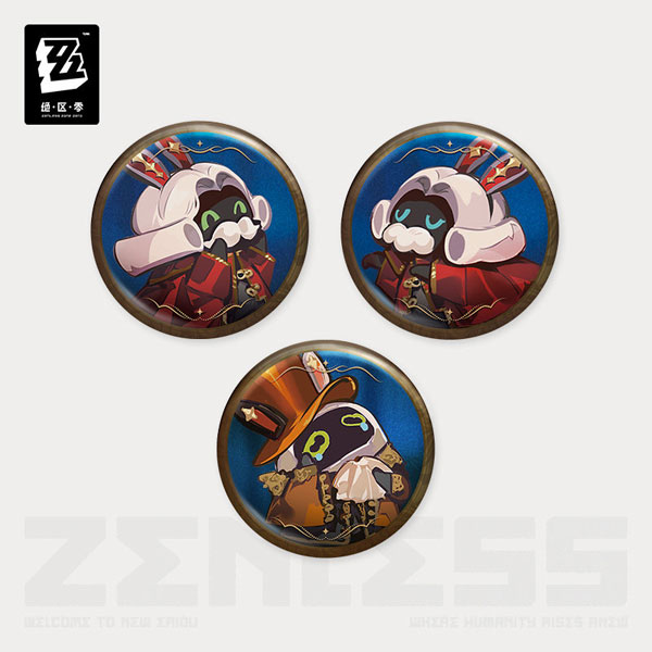 miHoYo Zenless Zone Zero Concerted Channel Series: Astra-nomical Moment Tinplate Badge - Bangboo Bild 1