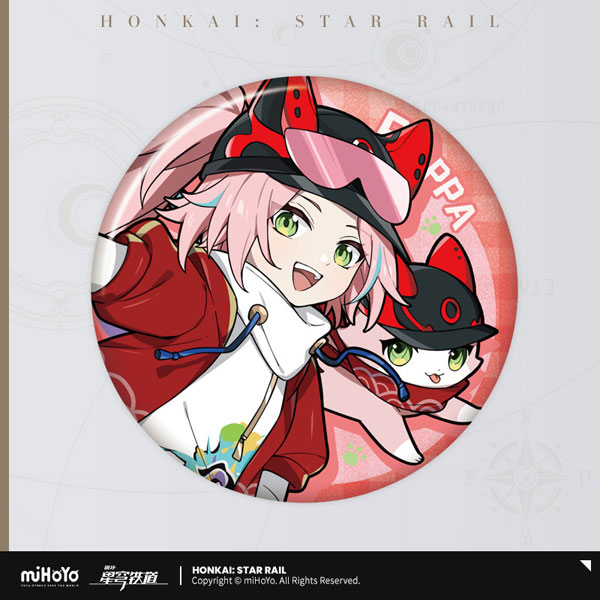 miHoYo Honkai: Star Rail Chibi Cat Series Tin Badge Rappa