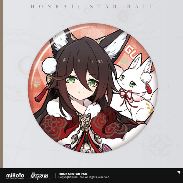miHoYo Honkai: Star Rail Chibi Cat Series Tin Badge Fugue 图片 1
