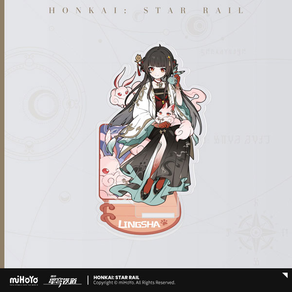 miHoYo Honkai: Star Rail Chibi Cat Series Acrylic Stand Lingsha 图片 1