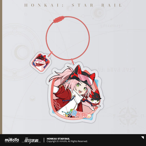 miHoYo Honkai: Star Rail Chibi Cat Series Acrylic Strap Rappa