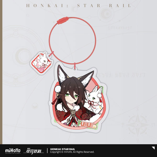 miHoYo Honkai: Star Rail Chibi Cat Series Acrylic Strap Fugue รูปภาพ 1