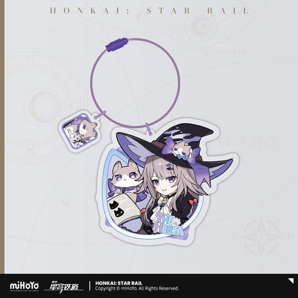 miHoYo Honkai: Star Rail Chibi Cat Series Acrylic Strap The Herta hình ảnh 1