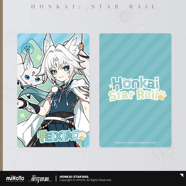 miHoYo Honkai: Star Rail Chibi Cat Series Collection Card Feixiao gambar 1