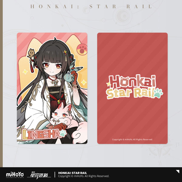 miHoYo 崩壊:スターレイル ちびキャットシリーズ コレクションカード 霊砂 画像 1