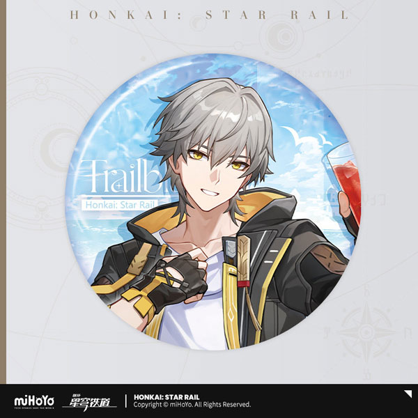 miHoYo Honkai: Star Rail Fresh Sunshine Series Character Portrait Tin Badge Trailblazer [Male]