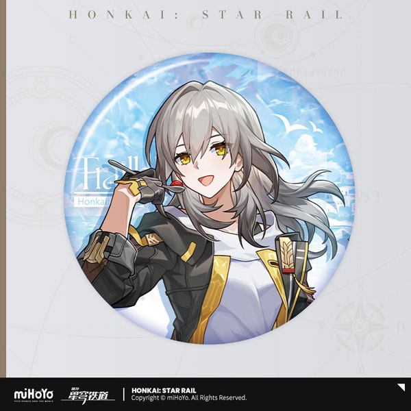 miHoYo Honkai: Star Rail Fresh Sunshine Series Character Portrait Tin Badge Trailblazer [Female] 图片 1