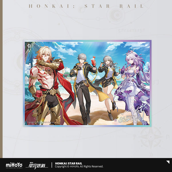miHoYo Honkai: Star Rail Fresh Sunshine Series Acrylic Shikishi gambar 1