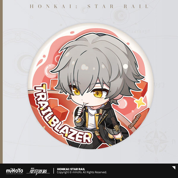 miHoYo Honkai: Star Rail Fresh Sunshine Series Chibi Tin Badge Trailblazer [Male] 图片 1