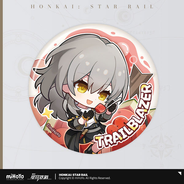 miHoYo Honkai: Star Rail Fresh Sunshine Series Chibi Tin Badge Trailblazer [Female] image 1