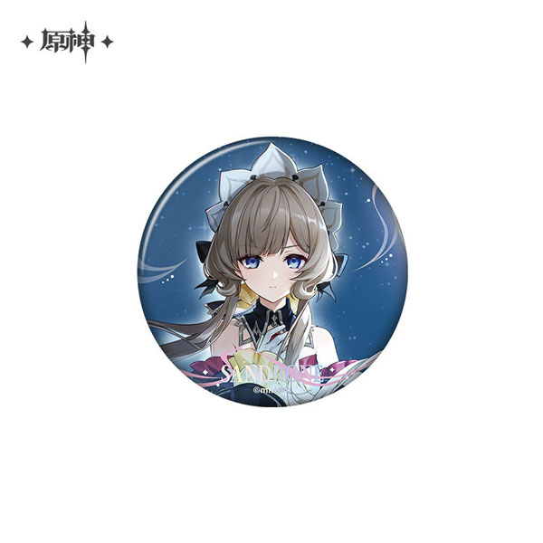 miHoYo Genshin Impact Chara Tin Badge A Traveler on a Winter's Night Sandrone imagen 1