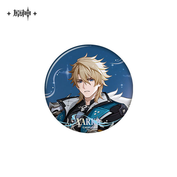 miHoYo Genshin Impact Chara Tin Badge A Traveler on a Winter's Night Varka Bild 1