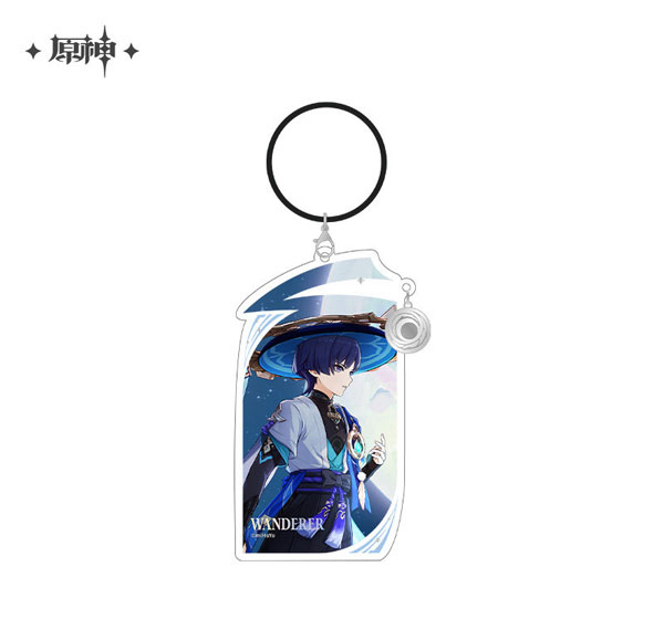 miHoYo Genshin Impact Chara Acrylic Strap A Traveler on a Winter's Night Wanderer รูปภาพ 1