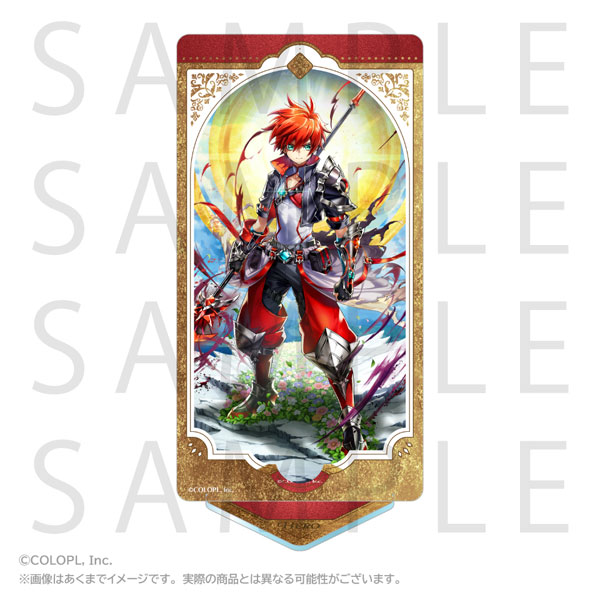 Stella Notes Shironeko Project NEW WORLD'S Acrylic Stand Red-Haired Adventurer gambar 1