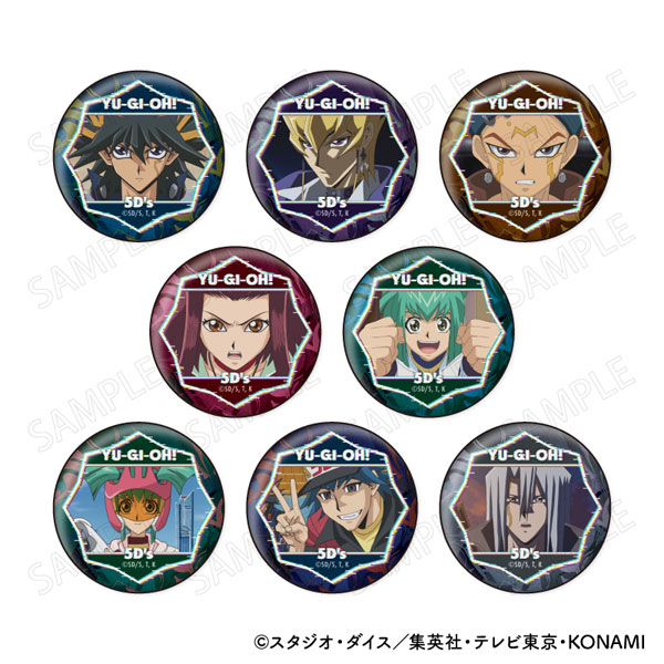 XEBEC Yu-Gi-Oh! 5D's Tin Badge Collection 8Pack BOX