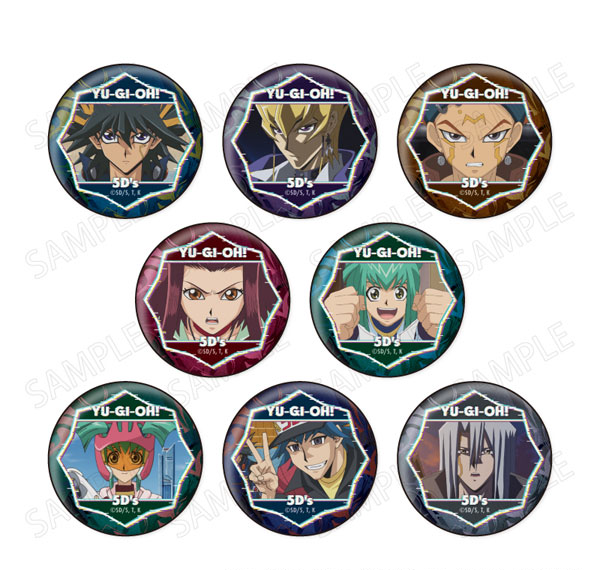 XEBEC Yu-Gi-Oh! 5D's Tin Badge Collection 8Pack BOX รูปภาพ 1