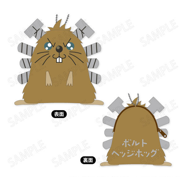 XEBEC Yu-Gi-Oh! 5D's MofuMofu Coin Case A: Quillbolt Hedgehog รูปภาพ 1
